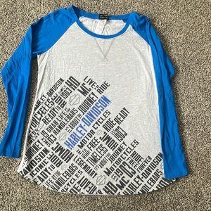Harley Davidson LS Baseball top